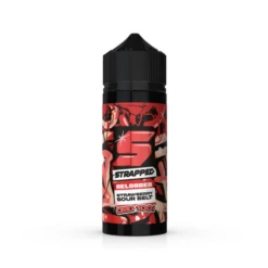 Strapped Reloaded - Strawberry Sour Belt Shortfill E-Liquid (100ml)