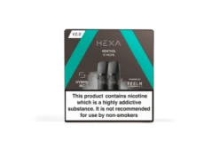 Hexa 3.0 Pod - Menthol E-Liquid Pods (2x1.7ml)