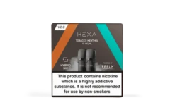 Hexa 3.0 Pod - Tobacco/Menthol E-Liquid Pods (2x1.7ml)