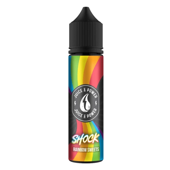 Juice N Power - Shock Rainbow Sweets Shortfill E-Liquid (50ml)